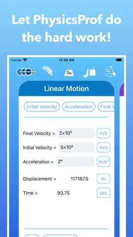 Game screenshot PhysicsProf - Smart Calculator apk