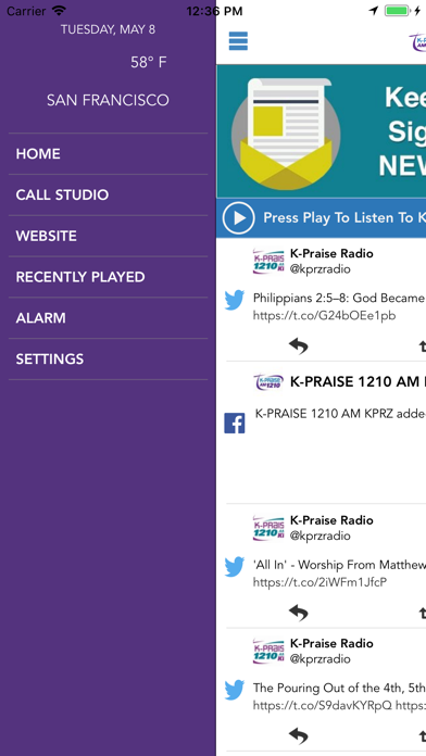 K-Praise FM 106.1 AM 1210 screenshot 2