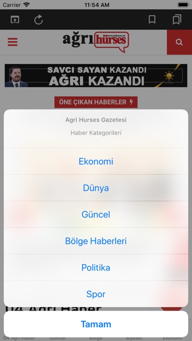 Ağrı Hürses Gazetesi screenshot 2