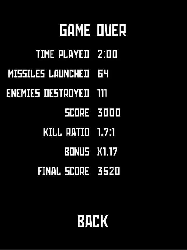 Bomb: A Modern Missile Command, game for IOS