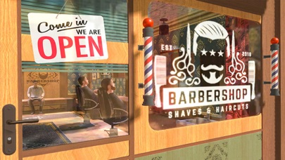 Barber Shop Hair Saloon Sim 3D screenshot 2