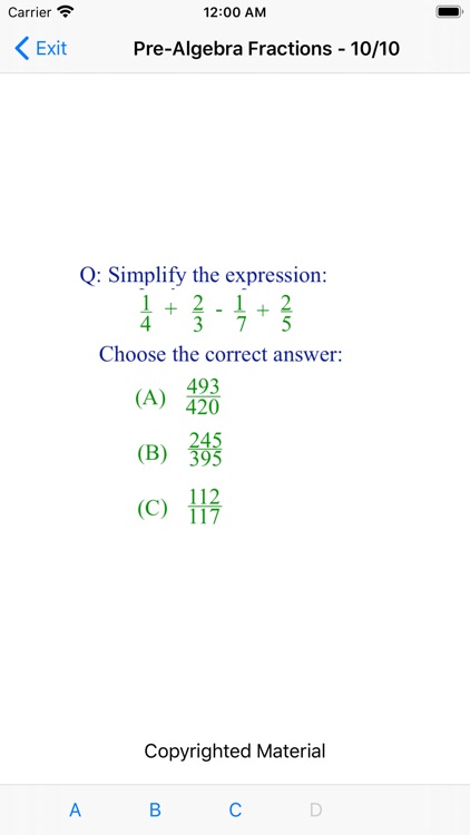 Pre-Algebra - Fractions screenshot-6