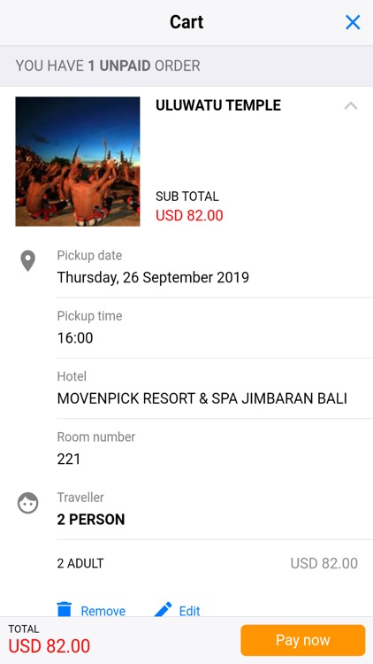 TravelReception Online Booking