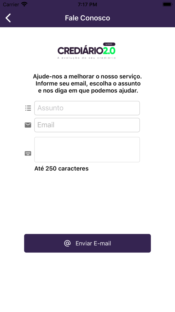 Cartão Crediário 2.0
