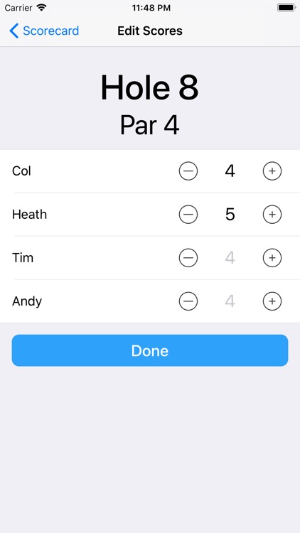 Golfers Score screenshot-3