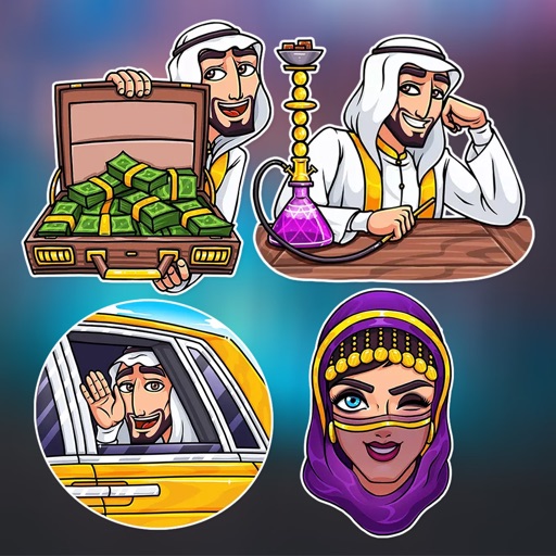 ملصقات و استكرات سعودية كيوت icon