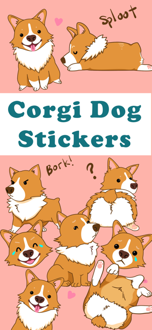 Corgi Dog Stickers