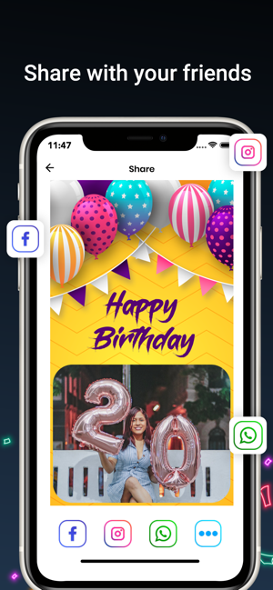 Bday Video Maker, Wishes,Cards(圖9)-速報App