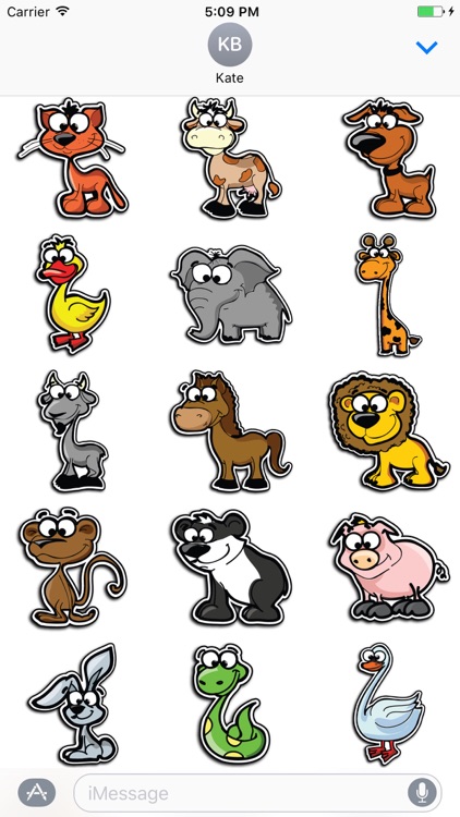 Cartoon Animal Stickers