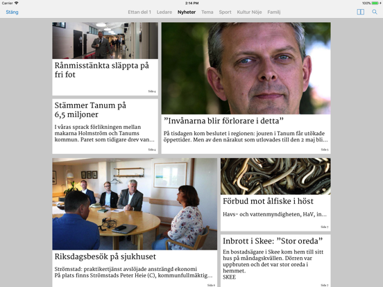 Strömstads Tidning e-tidning screenshot 4