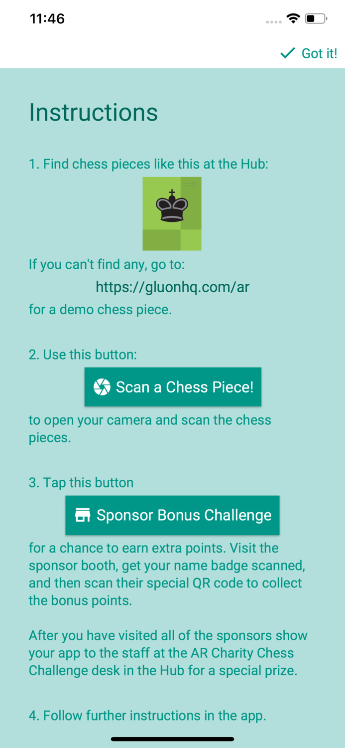 AR Charity Challenge