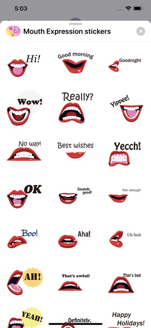 Lips Expression Stickers(圖2)-速報App