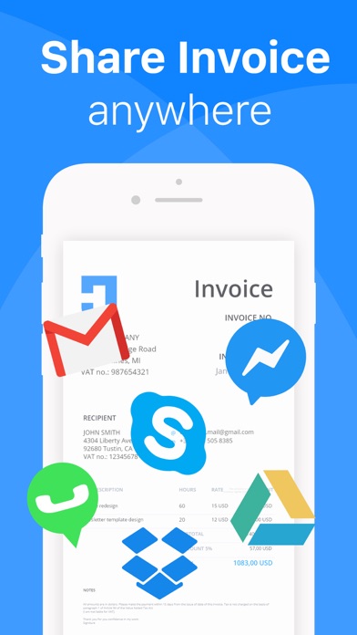 Go Invoice: Mobile Invoice App screenshot 3