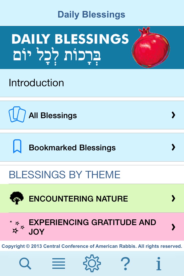 Daily Blessings (CCAR) screenshot 2