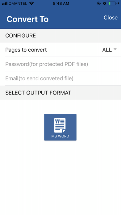 Aadhi PDF to Word Converter Pr screenshot 2