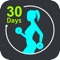 This app will help you to stay fit and get in shape with its 30 days plan of fitness