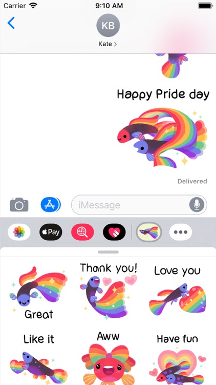 Rainbow guppy