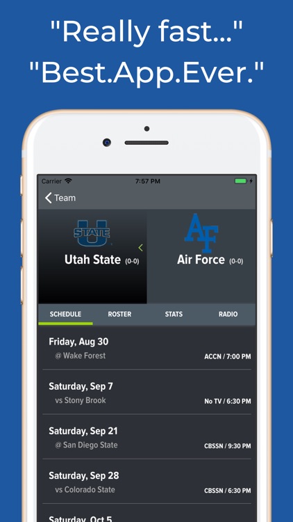 Air Force Football Schedules screenshot-8
