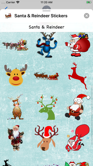 Santa & Reindeer Sticker Pack screenshot 2