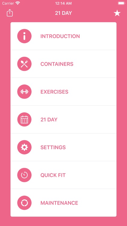 21 Day Fit Container Tracker