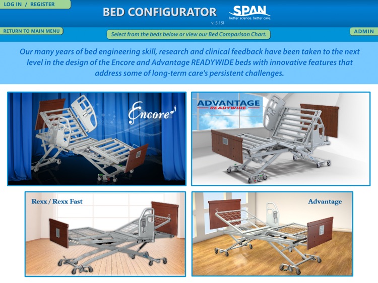 Span Medical Bed Configurator
