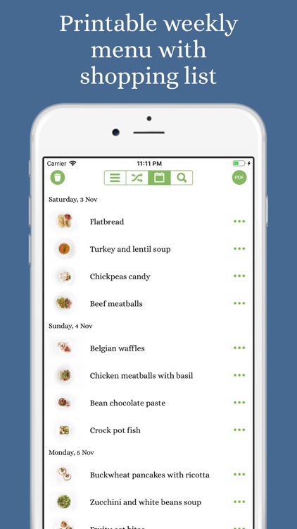 Mary's Recipes: Meal Planner