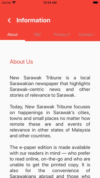 New sarawak tribune