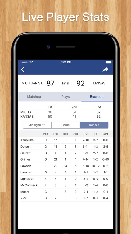 Scores App: College Basketball screenshot-3