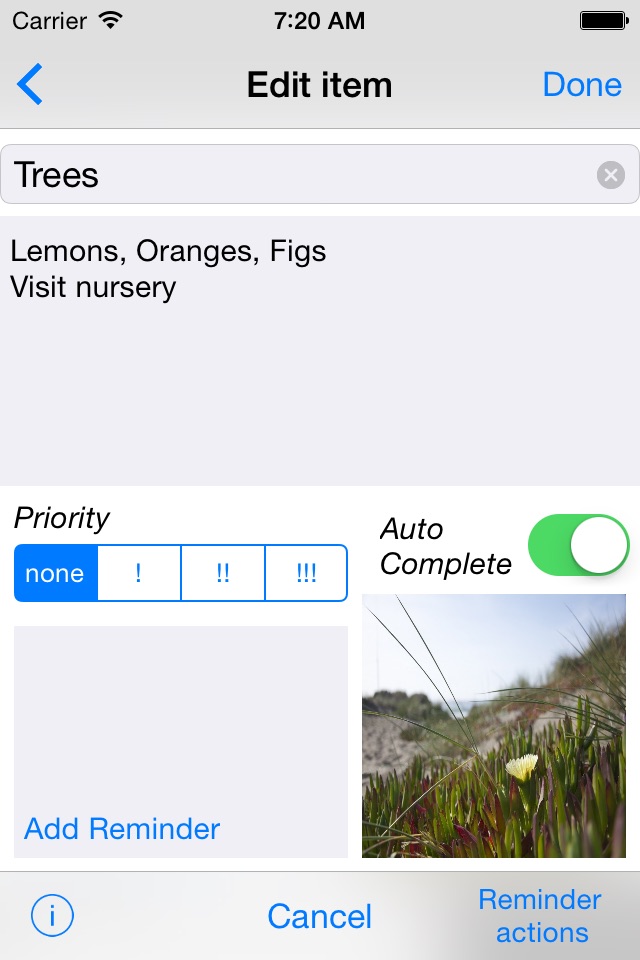 ActionTree screenshot 3