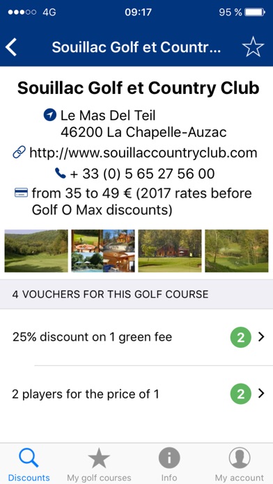 Golfomax – Discounts golf screenshot 3