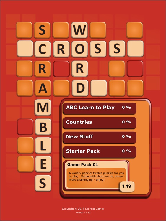 Crossword Scrambles Plus