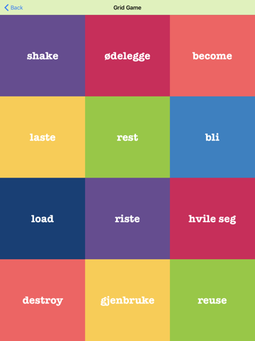 Norwegian Verb Blitz - náhled