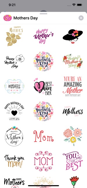 Mother's Day Greetings Sticker