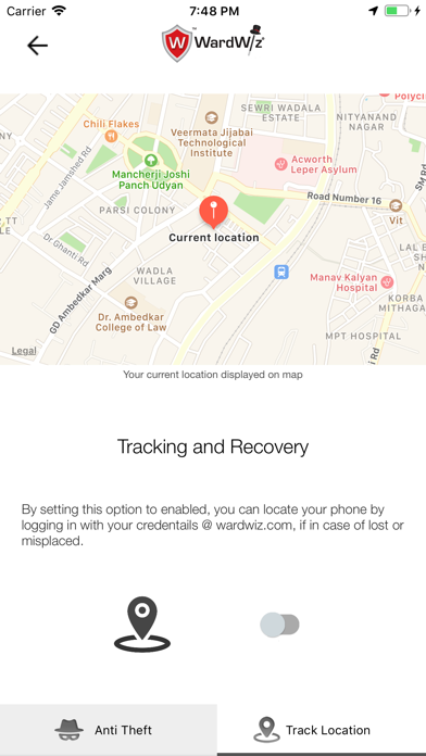 WardWiz iOS Essentials screenshot 4