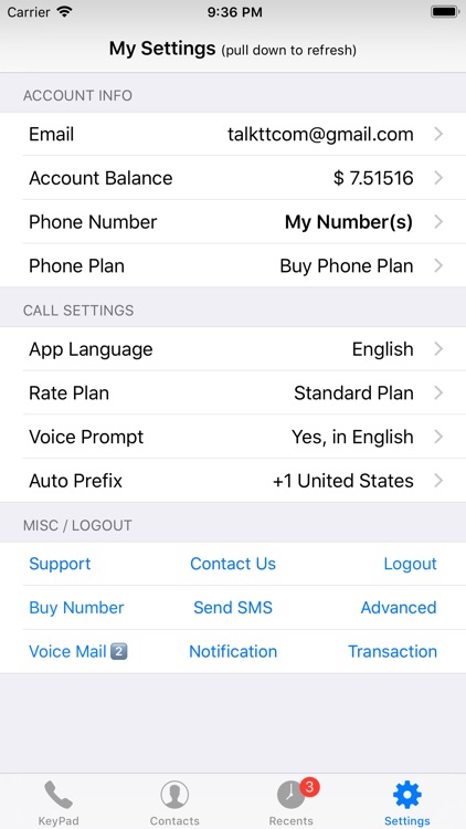 TalkTT-Call,SMS & Phone Number screenshot-3