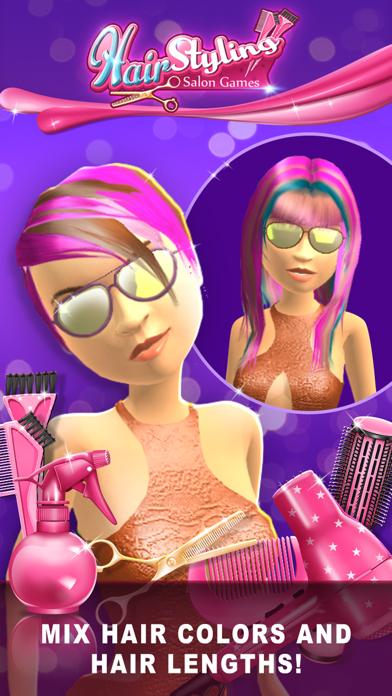 Hair Styling Salon Games screenshot 3