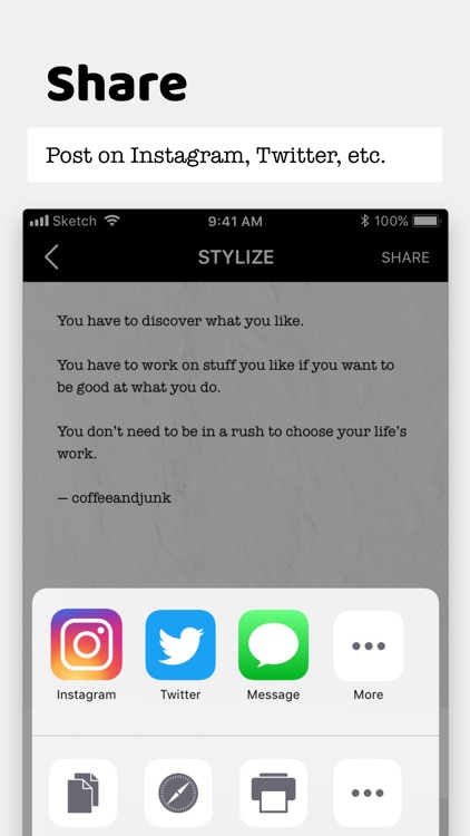 InstaPoetry: Write & Stylize