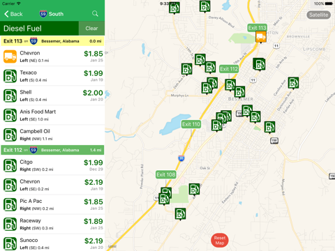 iExit Interstate Exit Guide screenshot 4