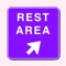 Find Rest Areas is a useful app to locate rest areas around you
