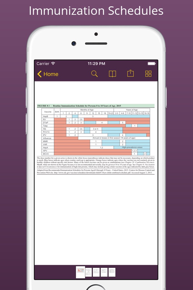 The Vaccine Handbook App screenshot 3