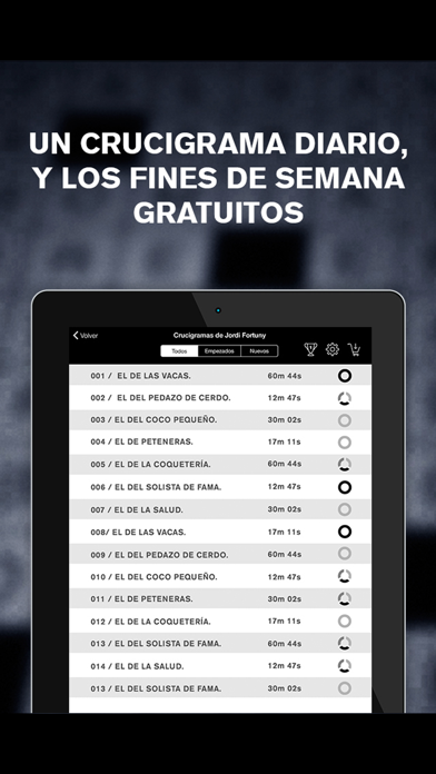 How to cancel & delete Crucigramas Jordi Fortuny from iphone & ipad 3