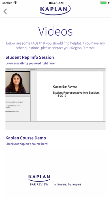 Kaplan Rep screenshot 4