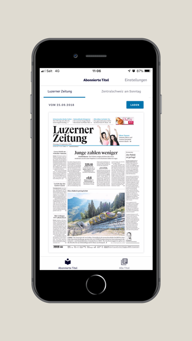 How to cancel & delete Luzerner Zeitung E-Paper from iphone & ipad 1