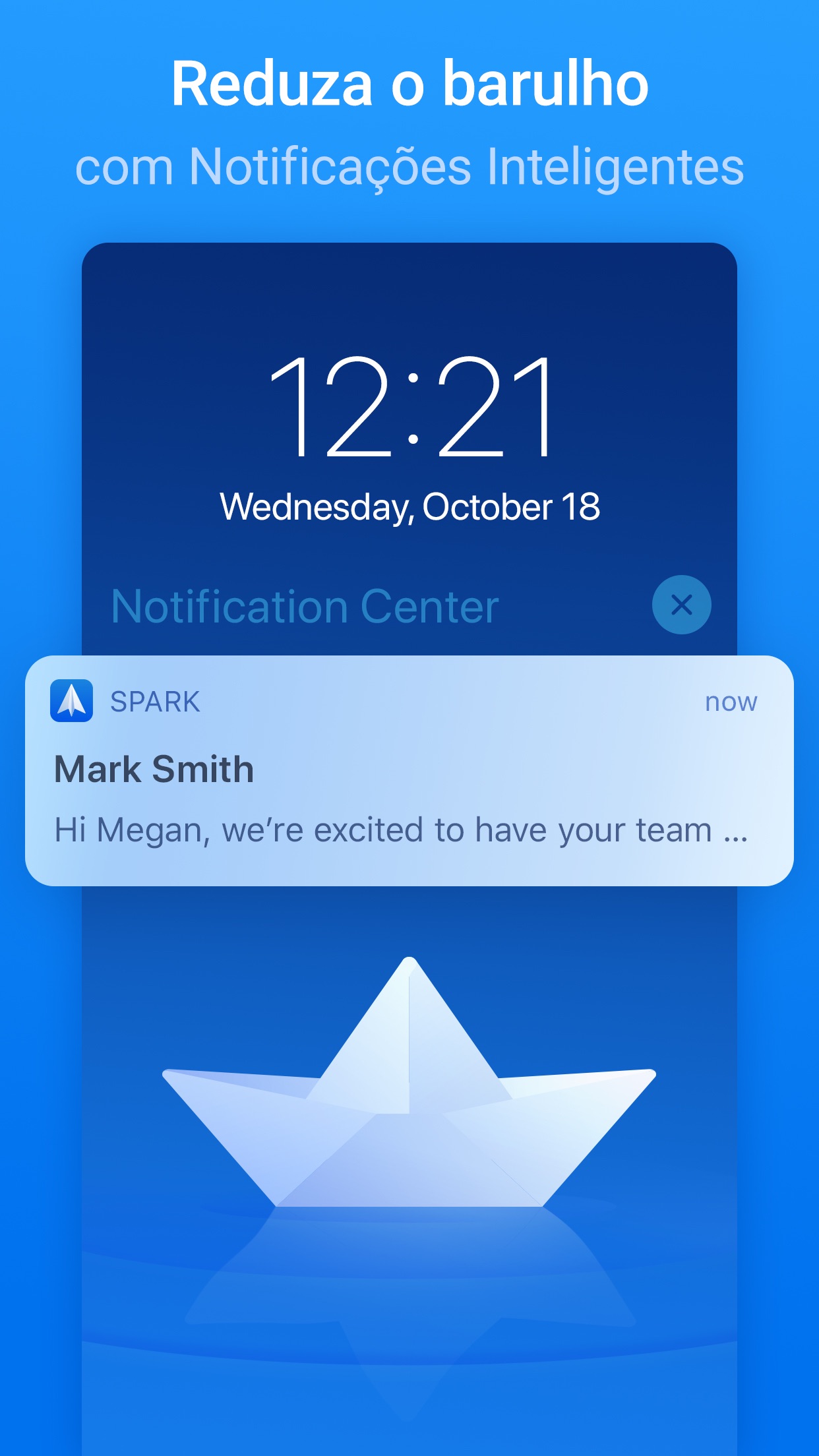 Screenshot do app Spark - Email App da Readdle