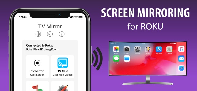 Screen Mirroring+ for Roku(圖1)-速報App