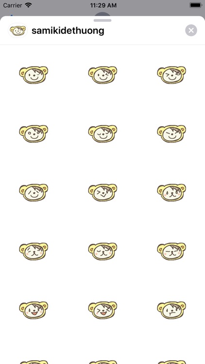 Nhãn Dán Samiki Dễ Thương