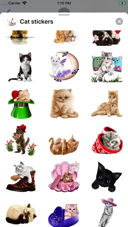 Cat stickers screenshot-4