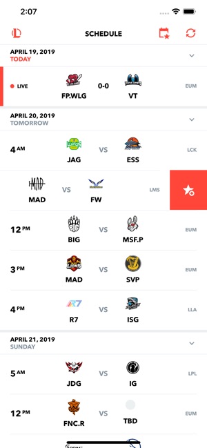 LoL Esports Schedule(圖4)-速報App