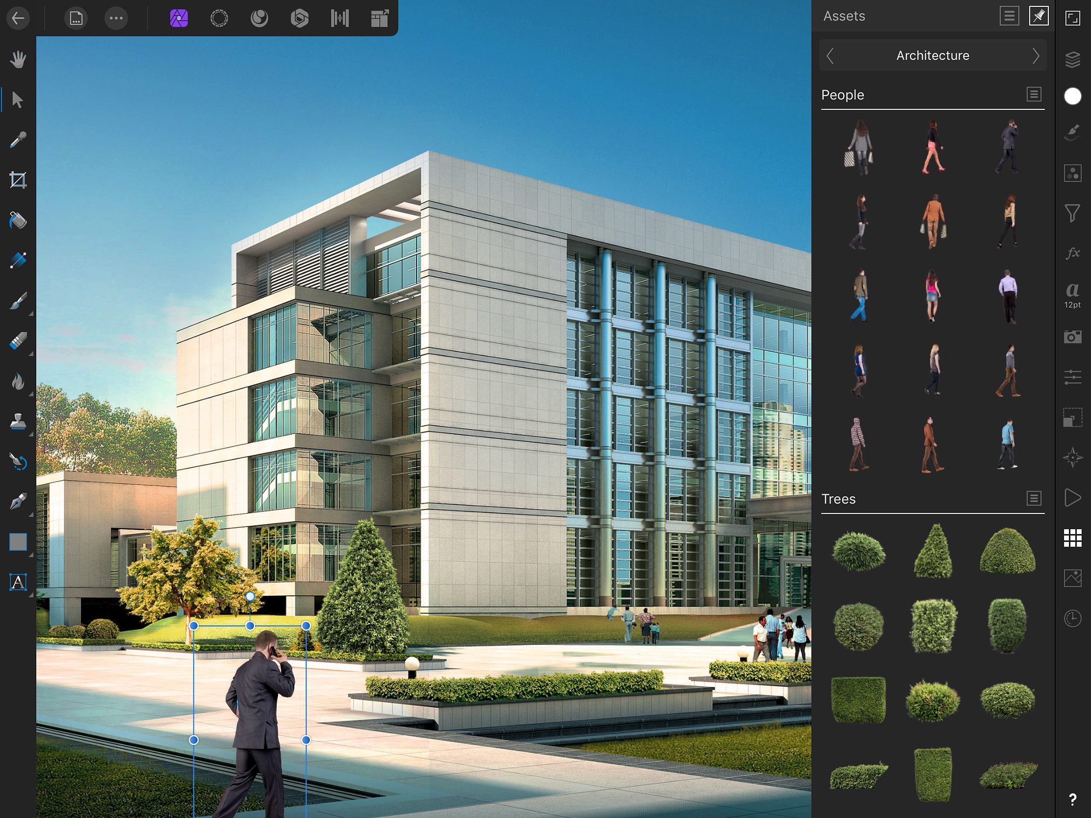 Screenshot do app Affinity Photo