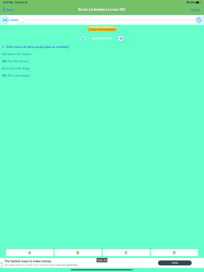 English Listening Lessons